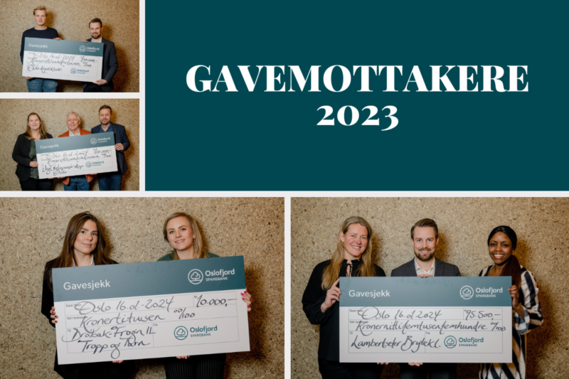 Gavemottakere 2023 collage