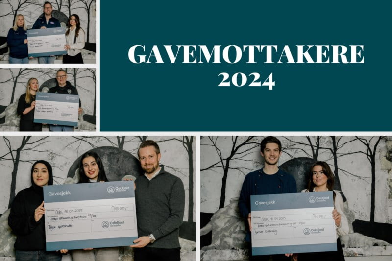 Gavemottakere 2024