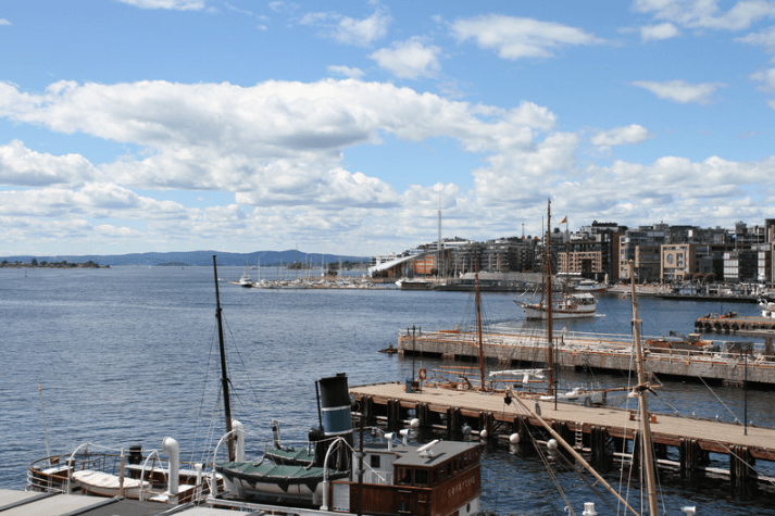 Oslofjord ved Rådhuset
