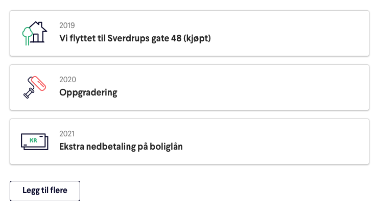 Skjermbilde fra samboerkontrakt fra Justify